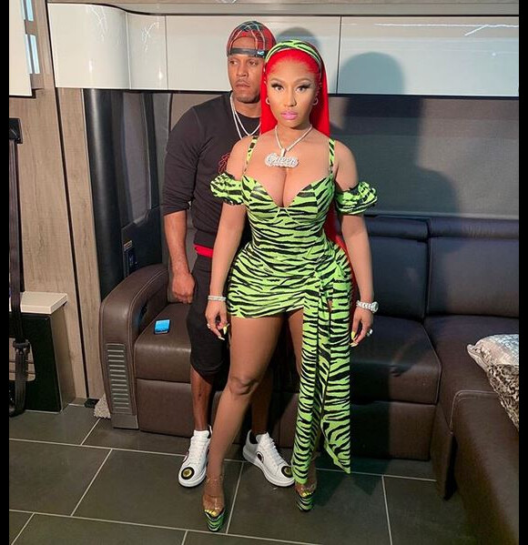 Nicki Minaj et son mari, Kenneth Petty. Août 2019.