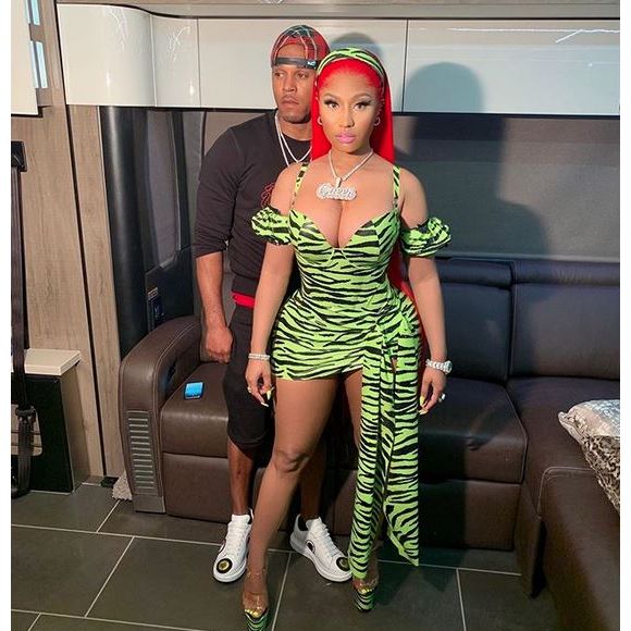 Nicki Minaj et son mari, Kenneth Petty. Août 2019.
