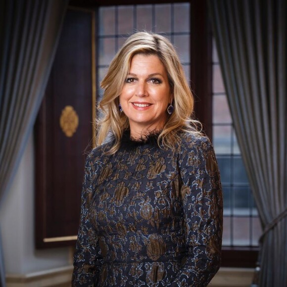 Portrait de la reine Maxima des Pays-Bas en 2020. © Cour royale des Pays-Bas / Martijn Beekman