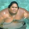 Israel Kamakawiwo'ole dans le clip du titre "Over the rainbow". 1993.