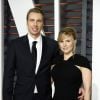 Dax Shepard et sa femme Kristen Bell à la soirée "Vanity Fair Oscar Party" à Hollywood, le 22 février 2015.