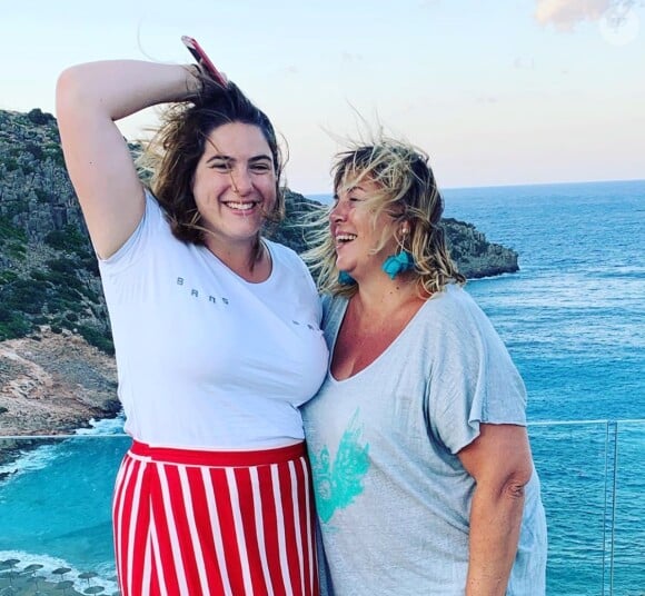 Michèle Bernier et Charlotte Gaccio sur Instagram. Le 18 août 2019.