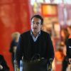 Exclusif - Mary-Kate Olsen et son fiancé Olivier Sarkozy à l'aéroport Roissy-Charles-de-Gaulle pour se rendre à New York après leur séjour à Paris, le 6 avril 2014.