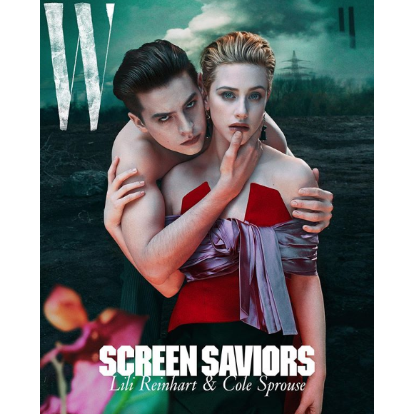 Lili Reinhart et Cole Sprouse sur Instagram. Une de W Magazine.