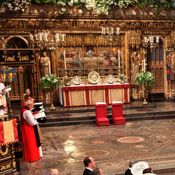 Mariage du prince William et Kate Middleton en l'abbaye de Westminster, le 29 avril 2011.