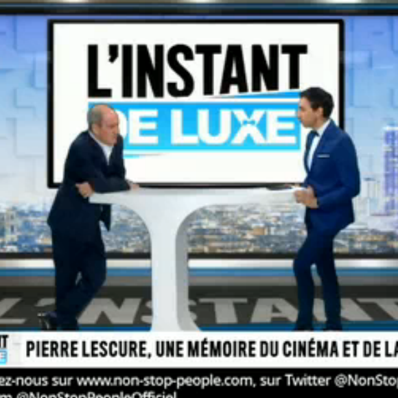 Pierre Lescure invité de "L'instant de Luxe" sur Non Stop People, mercredi 27 mai 2020