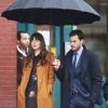 Dakota Johnson, Jamie Dornan sur le tournage de 'Fifty Shades Darker' à Vancouver, le 1er mars 2016