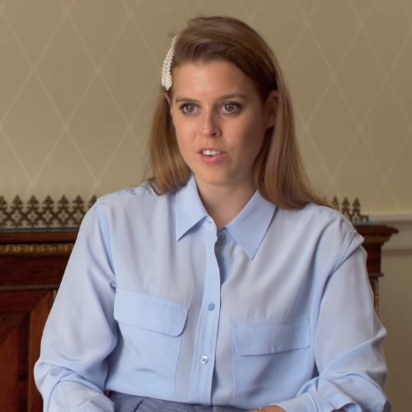 La princesse Beatrice évoque sa dyslexie pour l'organisation Made by Dyslexia, sur YouTube, le 23 mai 2020.