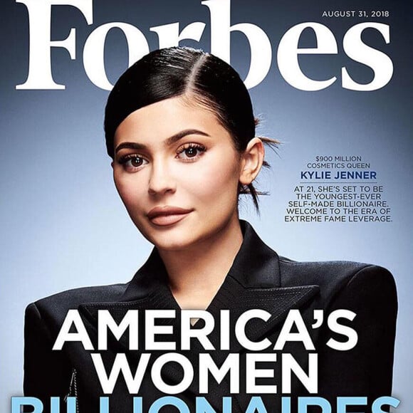 Kylie Jenner rentre dans le club très fermé des milliardaires. Le plus jeune membre du clan Kardashian-Jenner fait la couverture du numéro "America's Women Billionaires" du magazine Forbes, qui prétend que Kylie Jenner est "sur le point de devenir la plus jeune milliardaire autodidacte de son histoire". 11/07/2018 - New York