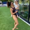 Eva Longoria et son fils Santiago, à Los Angeles. Instagram, le 30 mai 2020.