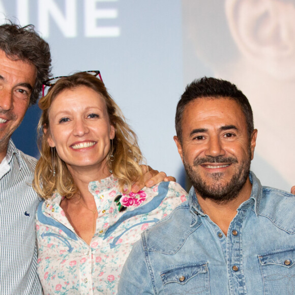 Exclusif - Eric Lavaine, Alexandra Lamy et José Garcia lors de l'avant-première du film " Chamboultout " à l'UGC De Brouckère, à Bruxelles. Belgique, Bruxelles, 22 mars 2019. © Alain Rolland / Imagebuzz / Bestimage22/03/2019 - Brouckère