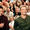 ARCHIVES - JOHNNY HALLYDAY ET SON FILS DAVID A L' EMISSION "NULLE PART AILLEURS" SUR CANAL PLUS  