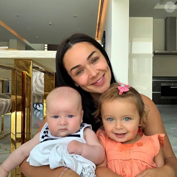 Jazz avec ses enfants Cayden et Chelsea sur Instagram, le 14 mai 2019