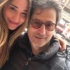 Carla Ghebali et son papa Eric sur Instagram. Le 28 avril 2019.