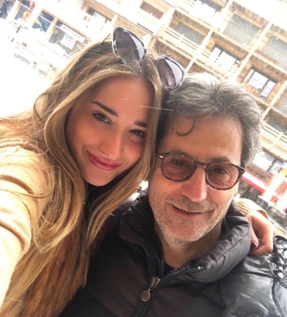 Carla Ghebali et son papa Eric sur Instagram. Le 28 avril 2019.