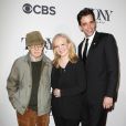 Woody Allen, Susan Stroman et Nick Cordero à New York, le 30 mai 2014.