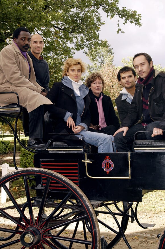 Arnaud Delalande, Mahamat Saleh Haroun, Manuel Blanc, Agathe de la Boulaye, Colo Tavernier et Jean-Marc Barr le 18/10/2004