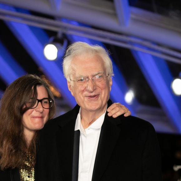 Bertrand Tavernier et sa femme - Les célébrités assistent à l'hommage rendu à Bertrand Tavernier pour l'ensemble de sa carrière lors du festival du film de Marrakech, le 1er décembre 2019.