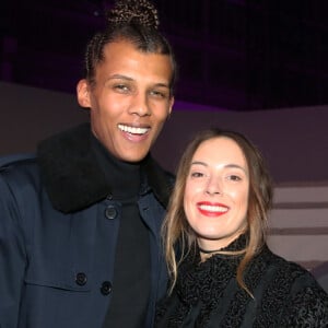 Stromae et sa femme Coralie Barbier au défilé "Victoria's Secret Paris 2016" au Grand Palais à Paris, le 30 novembre 2016. © Denis Guignebourg/Bestimage