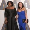Whoopi Goldberg et sa fille Alexandrea Martin - Arrivées à la 88ème cérémonie des Oscars à Los Angeles le 28 février 2016.