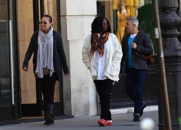 Whoopi Goldberg et sa fille à Paris en 2012.