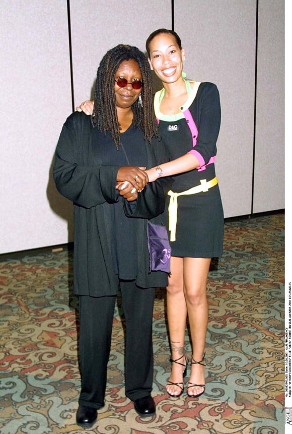 Whoopi Goldberg et sa fille Alex à Los Angeles en 2001.
