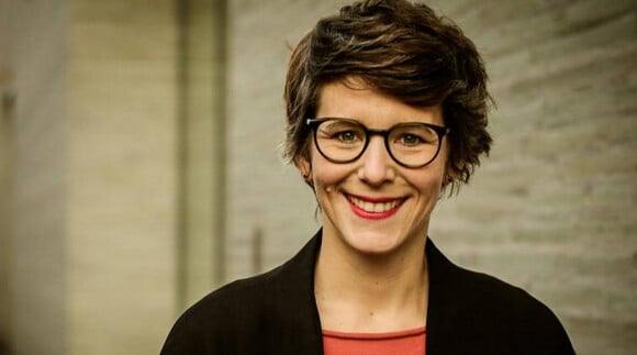 La journaliste allemande Ann-Kathrin Stracke de la WDR qui a déposé une plainte contre l'ancien président de la république Valéry Giscard d'Estaing pour agression sexuelle.