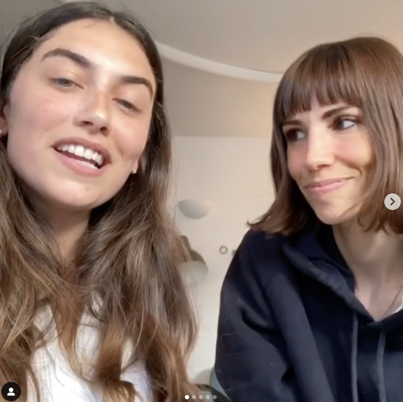 Alexandra Rosenfeld soutient Paloma Coquant pour sa collecte solidaire pour les mamans, sur Instagram le 17 juin 2020.