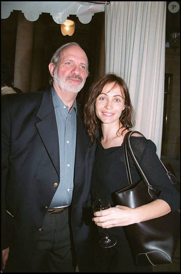 Emmanuelle Béart et Brian De Palma à Paris en 2000.