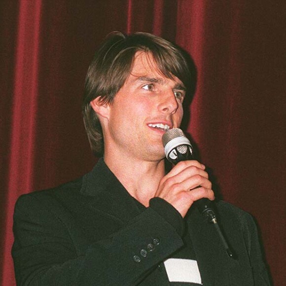 Tom Cruise et Isabelle Giordano à la première du film "Mission impossible" à Paris en 1996.