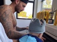 M. Pokora papa : Nouvelle photo d'Isaiah dans ses bras, journée en famille
