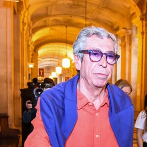 Patrick Balkany à la sortie du palais de justice de Paris, le 27 mai 2020