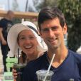 Novak Djokovic et son épouse Jelena Djokovic. Mai 2020.