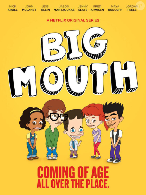 Affiche de la saison 2 de "Big Mouth" (Netflix).