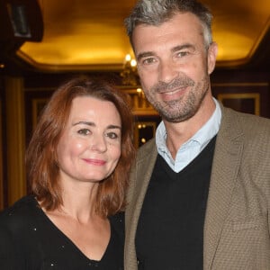 Christelle Reboul et Jean-Pierre Michaël - Présentation de la saison 2018/2019 par le Syndicat National du Théâtre Privé aux Folies Bergère à Paris. Le 11 septembre 2018 © Coadic Guirec / Bestimage