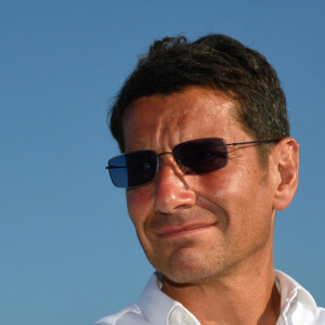 David Lisnard, le maire de Cannes - Inauguration de l'exposition des photographies de Nikos Aliagas "Thalassa, peuples de la mer" sur la croisette à Cannes le 25 juin 2020.