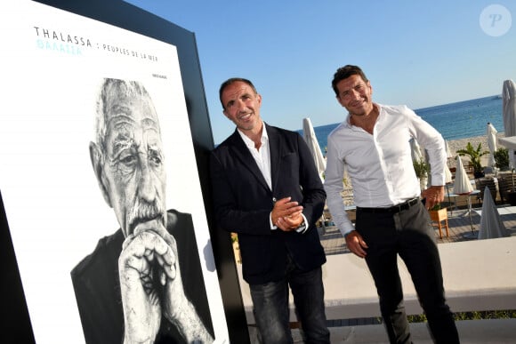 David Lisnard, le maire de Cannes - Inauguration de l'exposition des photographies de Nikos Aliagas "Thalassa, peuples de la mer" sur la croisette à Cannes le 25 juin 2020.