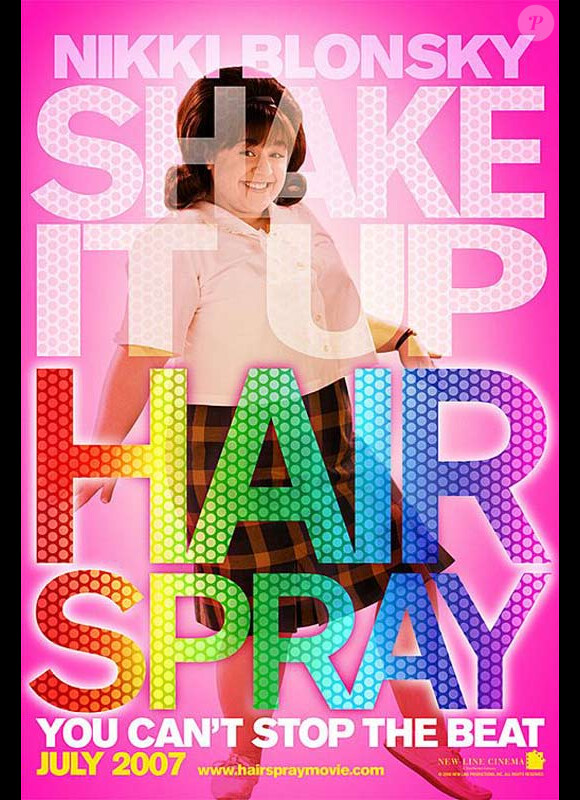 Nikki Blonsky dans le film "Hairspreay", d'Adam Shankman. 2007.