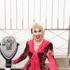 Sherry Pie, de la saison 12 de l'émission de téléréalité "Rupaul's Drag Race", lors de la visite de l'Empire State Building à New York City, New York, Etats-Unis, le 25 février 2020. © Bryan Smith/Zuma Press/Bestimage