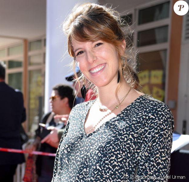Exclusif - Léa François (enceinte) - 8ème saison des Héros de la TV à Beausoleil, le 5 octobre 2019. © Lionel Urman/Bestimage
