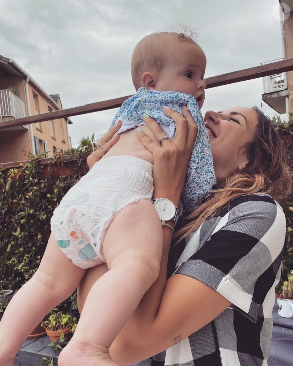 Tiffany de "Mariés au premier regard" avec sa fille Zélie, le 30 juin 2020, sur Instagram