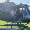 Jean-Paul Belmondo a fait un tour en hélicoptère à Saint-Tropez le 2 juillet 2020.