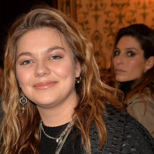 Louane Emera (enceinte) - After Show du défilé de mode Haute-Couture printemps-été 2020 "Jean-Paul Gaultier" au théâtre du Châtelet à Paris le 22 janvier 2020. © Christophe Clovis-Veeren Ramsamy / Bestimage