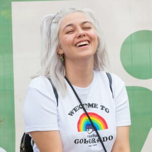 Louane est venue assister au concert de son amie Angèle pendant le Main Square Festival à Arras en France, le 4 juillet 2019.