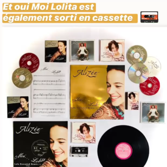 Alizée fête les 20 ans de son single "Moi Lolita" en se replongeant dans ses souvenirs - Instagram, 4 juillet 2020