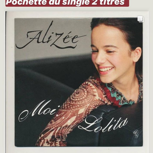 Alizée fête les 20 ans de son single "Moi Lolita" en se replongeant dans ses souvenirs - Instagram, 4 juillet 2020