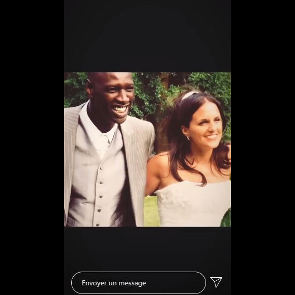 Hélène, la femme d'Omar Sy, a publié une photo de leur mariage (le 6 juillet 2007) à l'occasion de leurs 13 ans d'union (noces de muguet) le 6 juillet 2020.