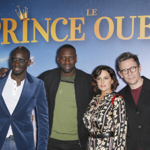 Majda Sakho avec son mari Mamadou Sakho, Omar Sy avec sa femme Hélène Sy, Michel Hazanavicius avec sa femme Bérénice Bejo - "Le Prince Oublié" au cinéma le Grand Rex à Paris le 2 février 2020. © Christophe Aubert/Bestimage