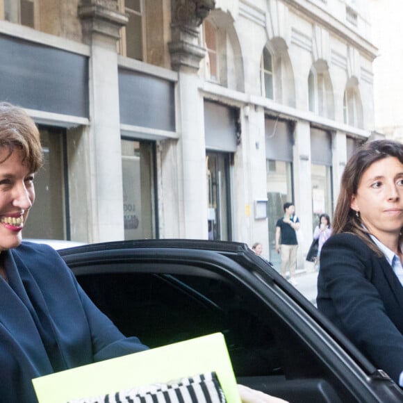 Arrivée de Roselyne Bachelot au Ministère de la Culture pour la passation de pouvoirs avec Franck Riester. Paris, le 6 juillet 2020