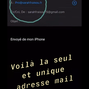 Sarah Frasou dénonce une arnaque sur Snapchat, le 7 juillet 2020